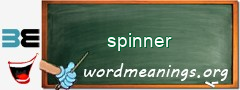 WordMeaning blackboard for spinner